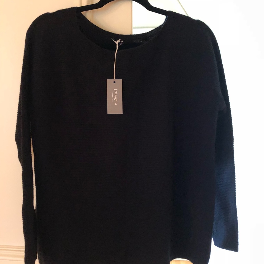 J. mcLaughlin black Cashmere sweater